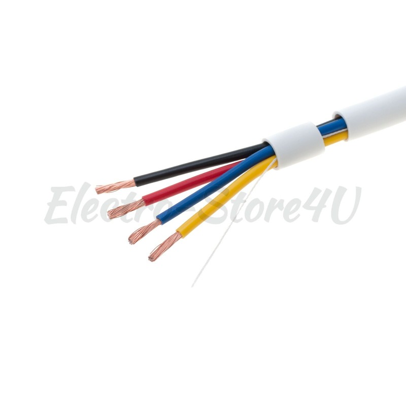 In Wall Audio Speaker Wire 16/2 16/4 16AWG Conductor Cable 50 100 250 500ft Lot gallery