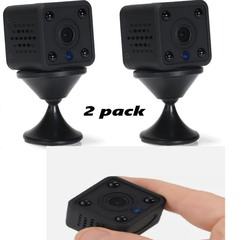 2 x Wi-Fi Smart Camera Full HD 1080p Motion Detector/Spay camera/Mini /Charge