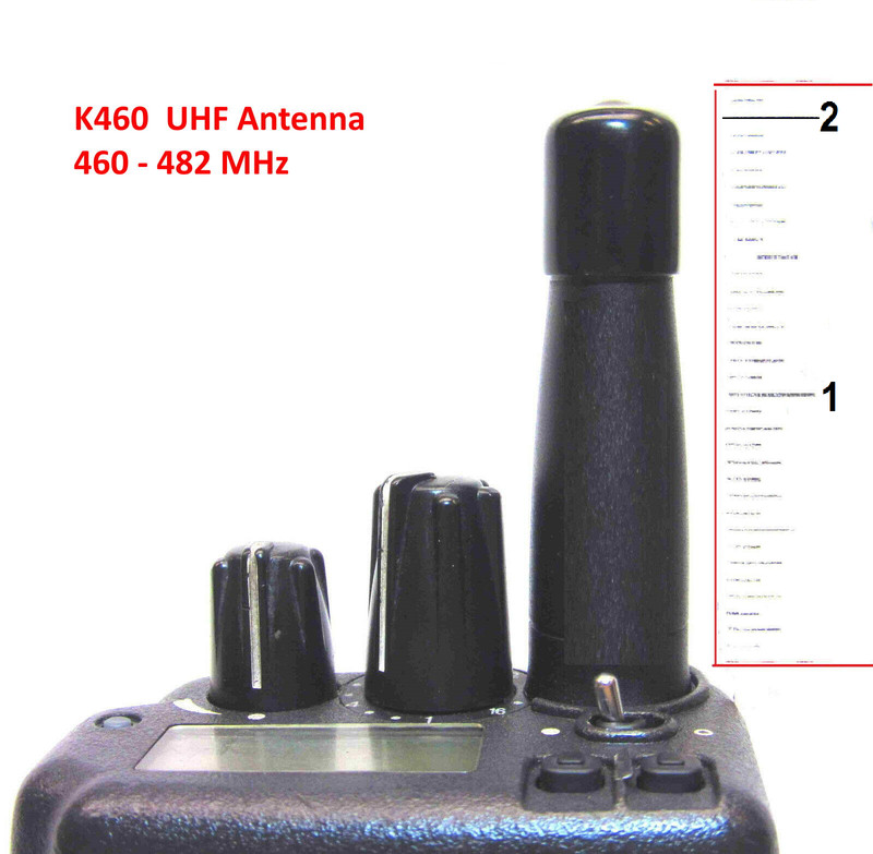 K460 Tuned UHF Antenna for Kenwood NX-3320 NX-340U NX5300 TK-3180 TK-3101 TK-370