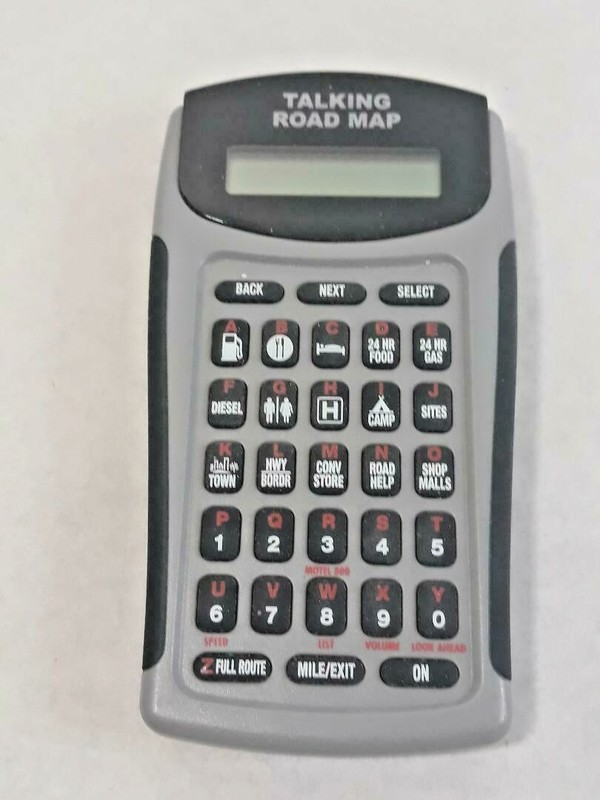 Vintage Talking Road Map RadioShack Handheld Navigator ~ Tested ~ Ships FREE