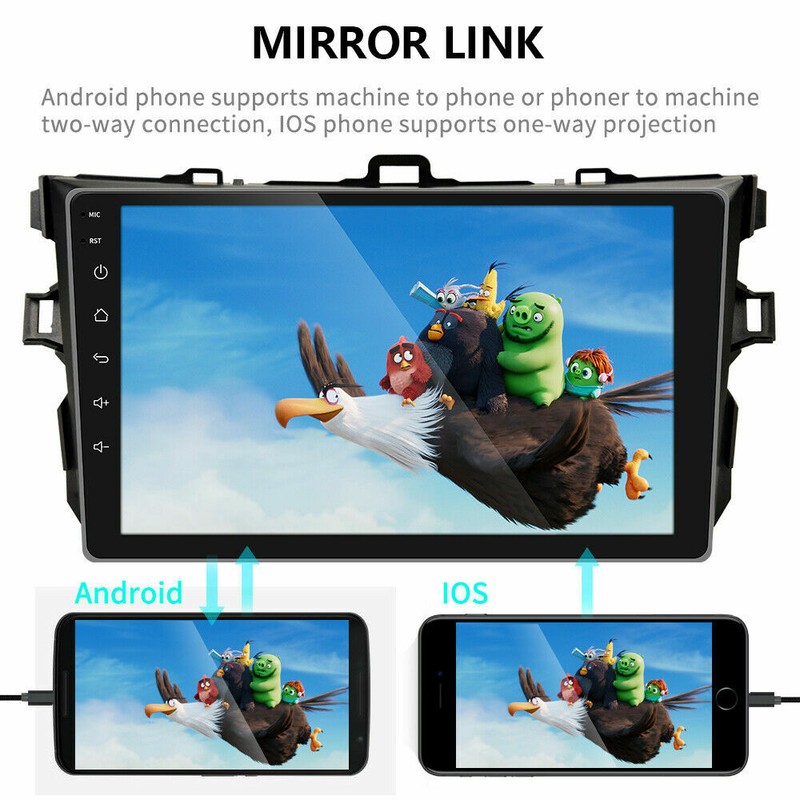 Android 15 MP5 Player Quad-core Stereo Radio 9'' For Toyota Corolla 2006-2013 gallery