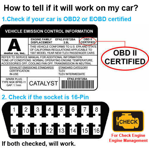 ANCEL OBD2 Code Reader Bluetooth ELM327 Check Engine Scanner Car Diagnostic Tool gallery