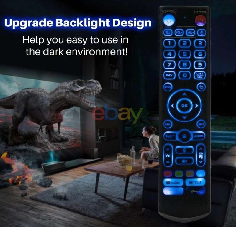 Universal Backlit Bluetooth Voice Remote. vSeeBox, MAGAbox, SuperBox, Supercaja gallery