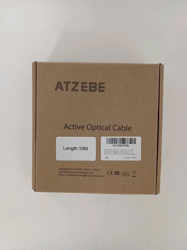 Fiber Optic HDMI Cable 30ft Supports 4K@60Hz High Speed 18Gbps HDR Dolby Vision
