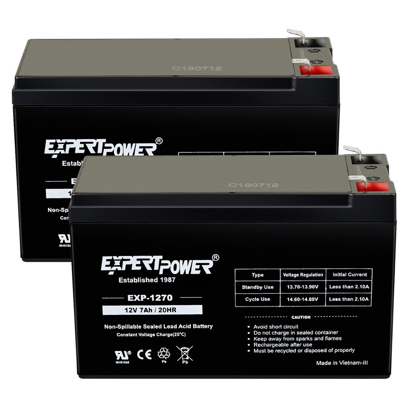 Expert Power 2 Pack-BATTERY APC,BACK-UPS ES750G,RBC17,12V 7AH