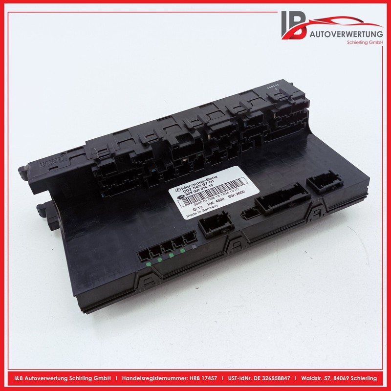 MERCEDES BENZ C-CLASS COUPE CL203 C180 Fuse Box SAM Module 0025459701