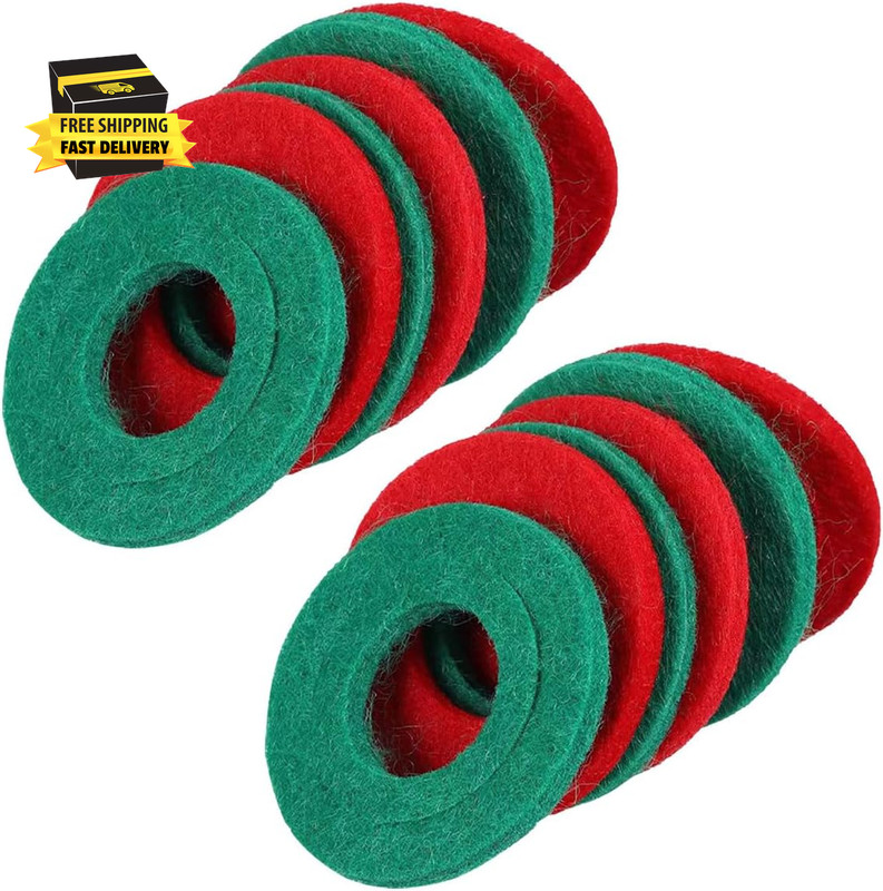 12PCS Battery Terminal anti Corrosion Washers, 6 Red and 6 Green Battery Top & S
