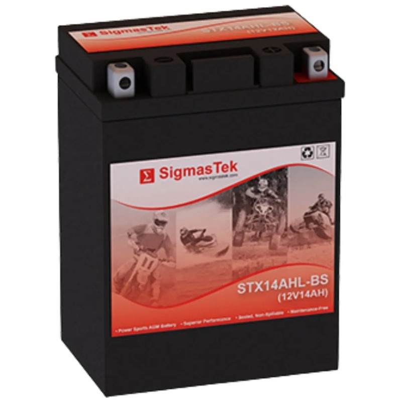 STX14AHL-BS AGM Battery Compatible w/ Suzuki 650CC LS650 Savage, S40, 1986-2006