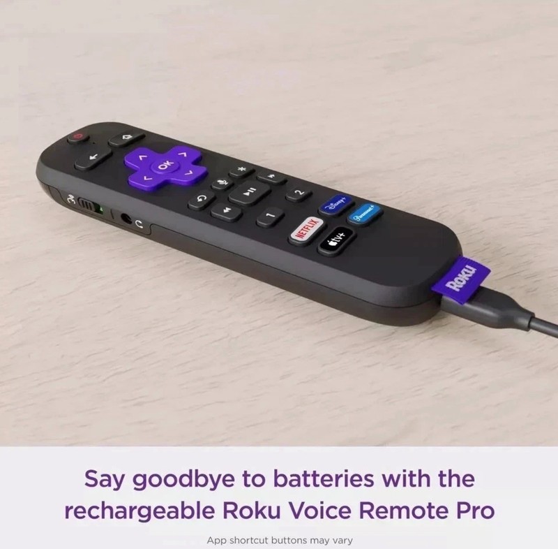 NEW Roku Voice Remote Pro | Rechargeable voice remote with TV controls RCS01R gallery