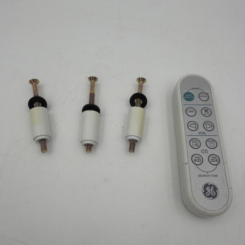 GE Spacemaker Authentic OEM Stereo CD Player 7-5295A Mounting Hardware + Remote