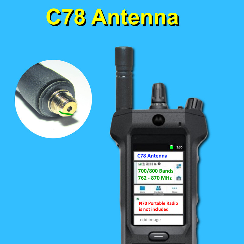 C78 AN000411A01 Short Stubby Antenna 762-870 MHz Upgrade for Motorola APX N70