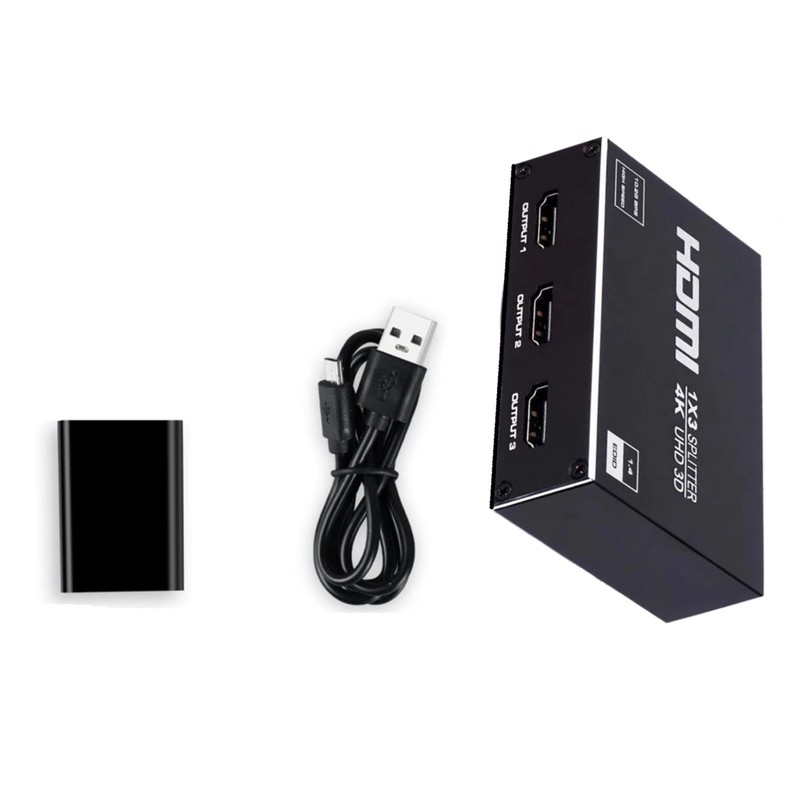 HDMI-Compatible Splitter 4K HDMI Splitter 1 In 3 Out 1×3 For HDTV Adapter