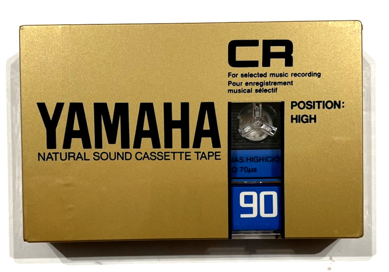 YAMAHA CR 90 audio cassette blank tape sealed Made in Japan Type II