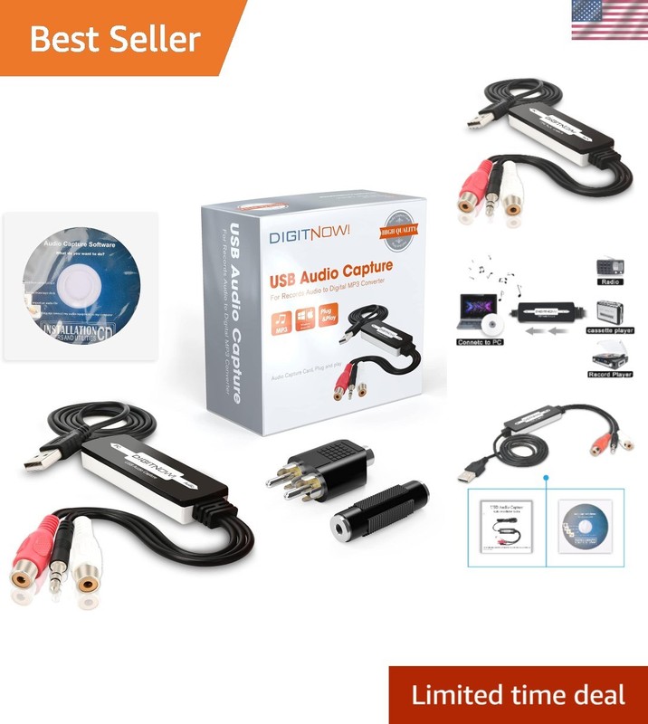 Transform Your Cassettes to Digital with USB Audio Capture – Mac & Windows