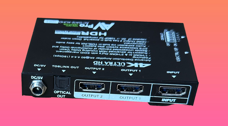 AV Pro Edge AC-DA12-AUHD-GEN2 18Gbps HDMI Amplifier Black gallery