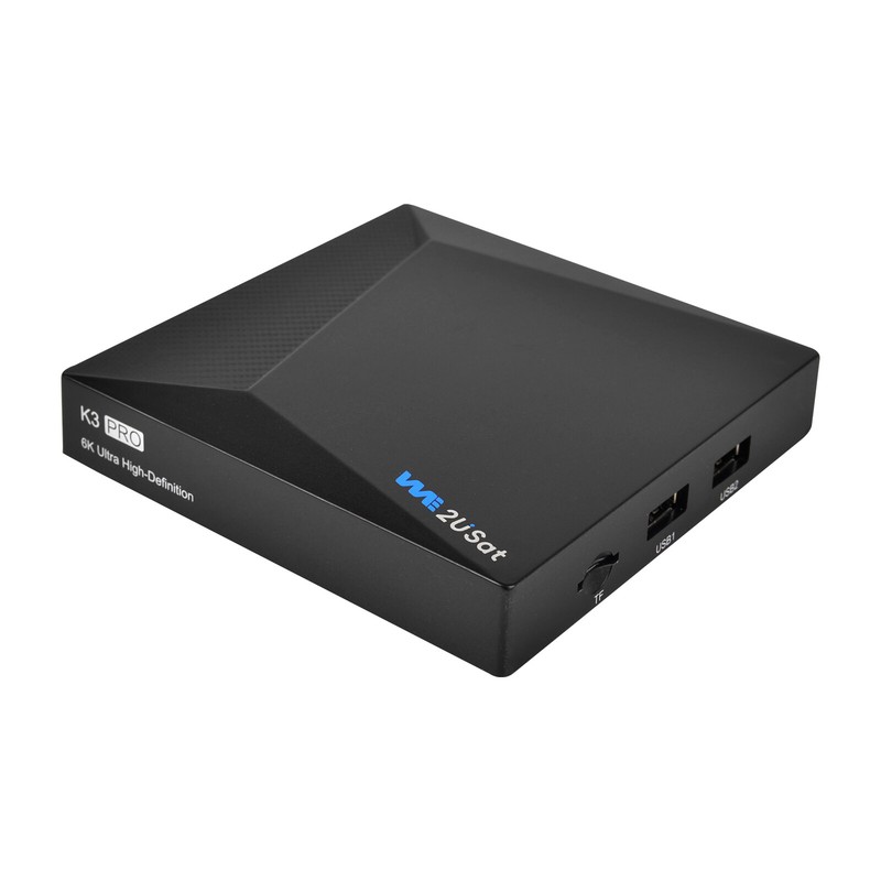 VSEE/WE2USAT K3 PRO Super Clear Android Smart TV Box 6K Ultra HD Voice Control