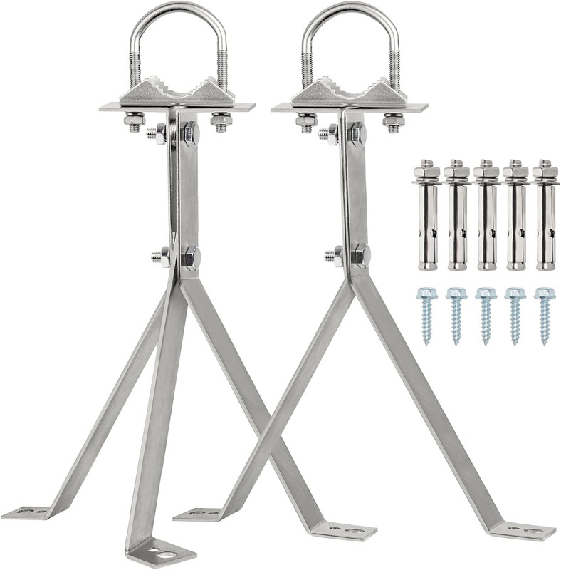 XRDS-RF Antenna Wall Mount 16 Inch Heavy-Duty Stand off Wall Mast Mount Windproo