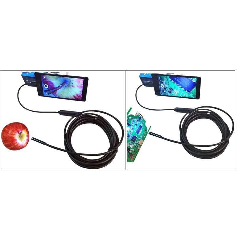 3.5/1.5M 5.5mm Android Endoscope Waterproof Borescope Inspection Camera 6LED USB gallery