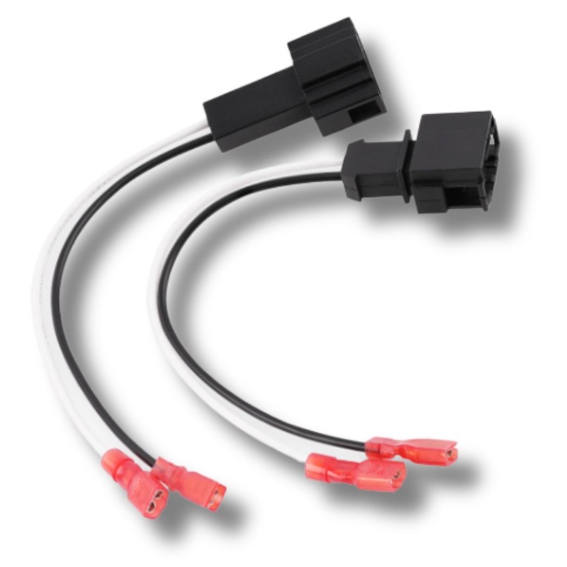Pipeman Euro Speaker Harness Adapter Plug and Play 2 Pin SPKH-EURO-9002