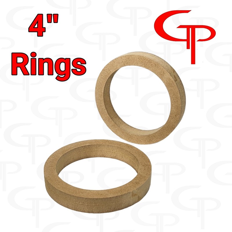4″ inch Speaker Rings MDF GP Car Audio Mounting Spacer ring 1 PAIR