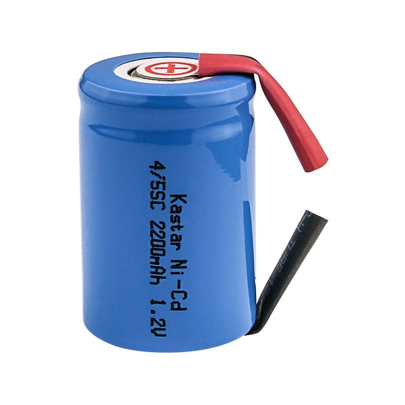Kast 1.2V 2200mAh 4/5SC Sub C NI-CD Rechargeable Battery with Tab for Tools