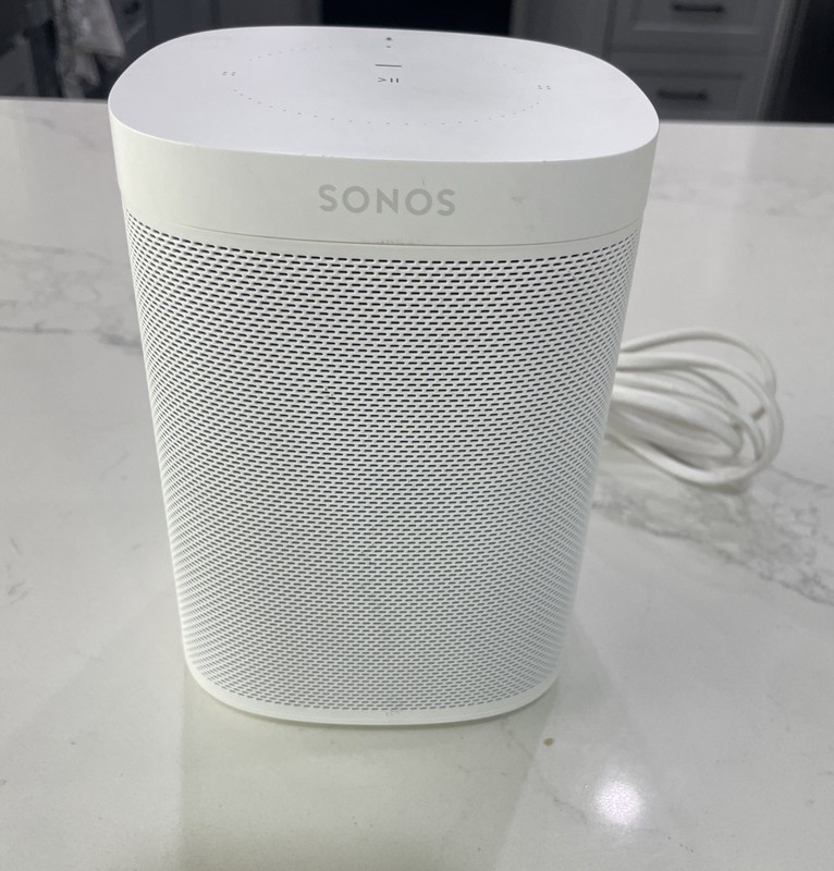 Sonos One Gen 1 A100 S13 Smart Speaker White Tested w/ Power Cord