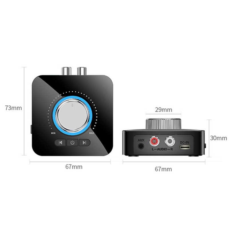 Bluetooth 5.0 Receiver Transmitter Wireless 3.5mm AUX to RCA HiFi Audio Adapter gallery