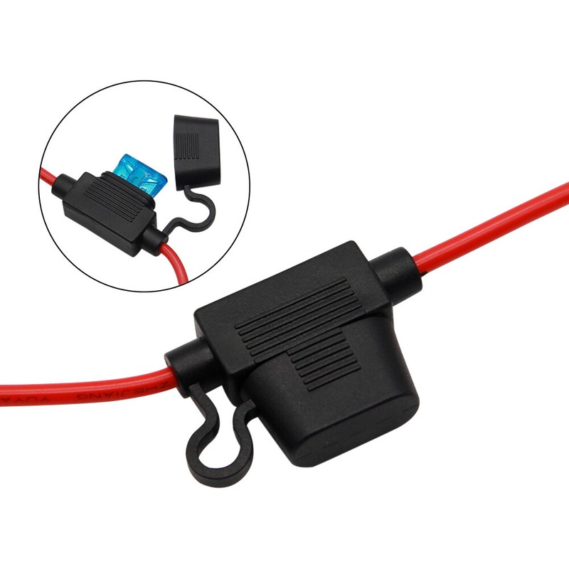 2FT 16AWG SAE Connection Extension Cord 12-24V SAE to O Ring Battery Adapter US gallery