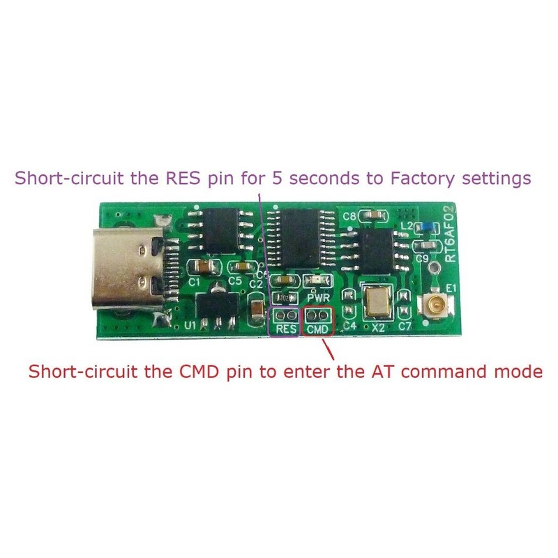 2.4G ISM Band GFSK FSK Wireless Transceiver USB/TTL Module with IPEX Antenna