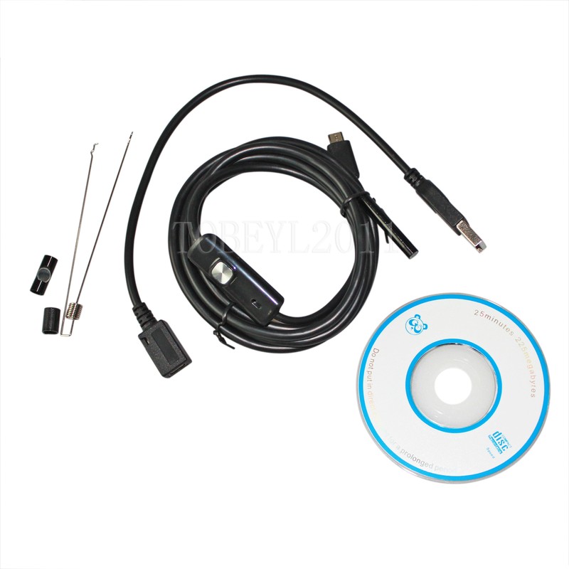 3.5/1.5M 5.5mm Android Endoscope Waterproof Borescope Inspection Camera 6LED USB gallery