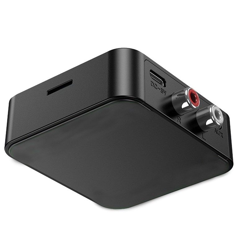 2-in-1 Wireless Bluetooth V5 Aux Audio Receiver Receiver TF Card Reader