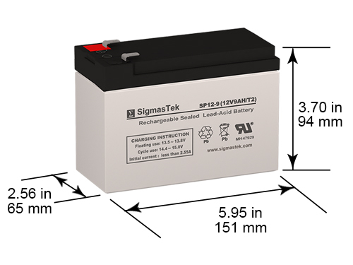 12V 9Ah APC RBC17 battery Replacement By SigmasTek
