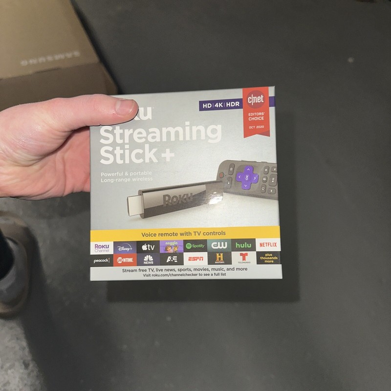 [BRAND NEW] Roku Streaming Stick+ (8th Generation) 3810RW VUDU Edition - Black