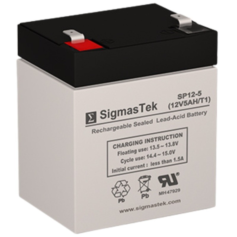 SigmasTek Battery Replacement for Unicell TL1245, SLA AGM Rechargeable 12V 5Ah