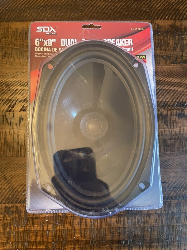SDX Audio Sondpex Dual Cone Replacement Auto Speaker 6in. x 9in. 66w