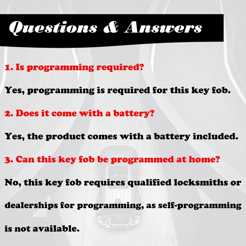 Dodge Ram Key Fob Replacement 2013-2021 Set of 2 Keyless Entry Remote gallery