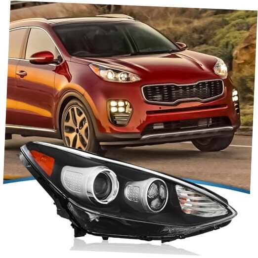 UPGRADE Compatible with 2017-2022 Kia Sportage AWD/4WD Headlight Passenger Side