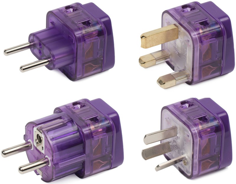 4X Travel Power Adapter Plugs for ASIA VIETNAM THAILAND CAMBODIA [2-Ports+SURGE]