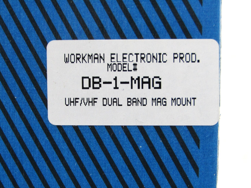 Workman DB-1-MAG Dual Band 2M/70CM 150W Mag Mount Antenna 3/8x24 UHF VHF Magnet gallery