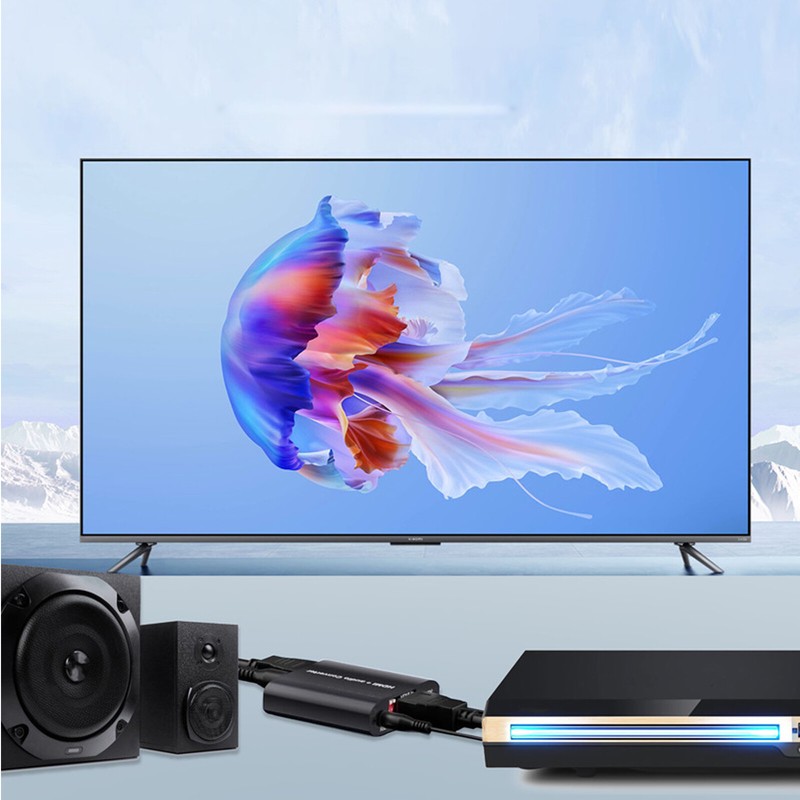 4K Audio Extractor Splitter HDMI to Toslink SPDIF Coaxial Digital Converter gallery