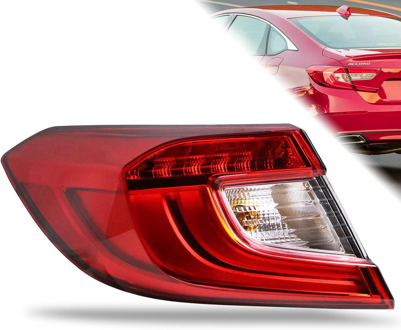 2018-2022 Honda Accord Sedan Driver Side LED Tail Light Assembly–Compatible Repl