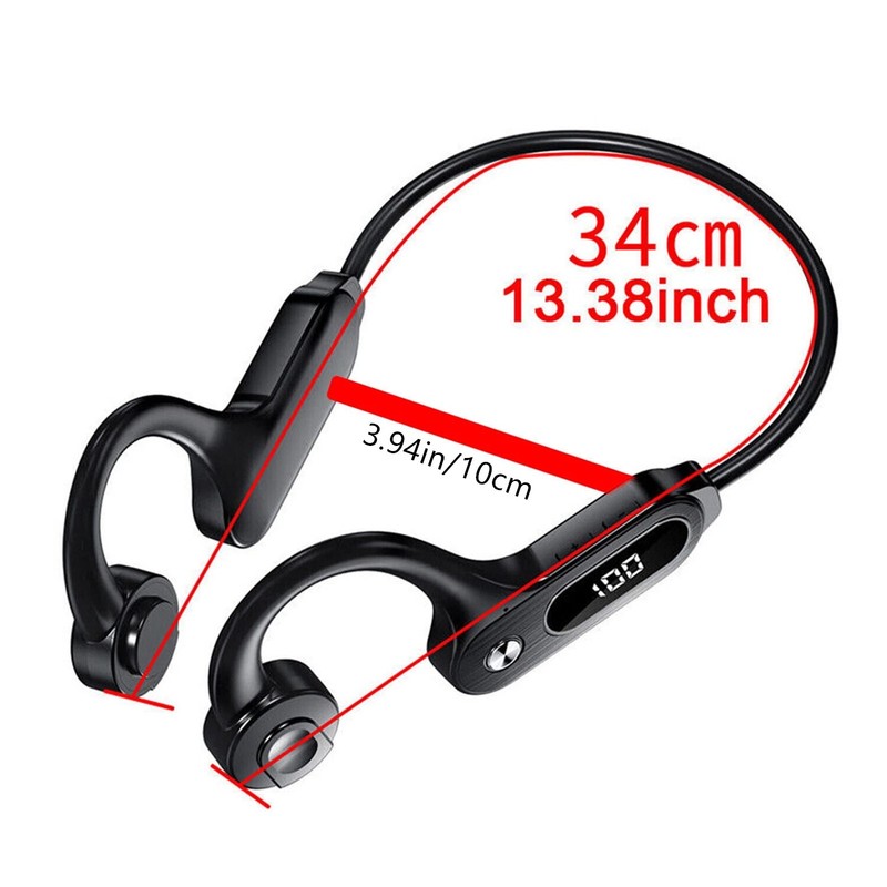 LED Display Bluetooth Headphones Travel LED Digital Screen 30 Days Brand New gallery
