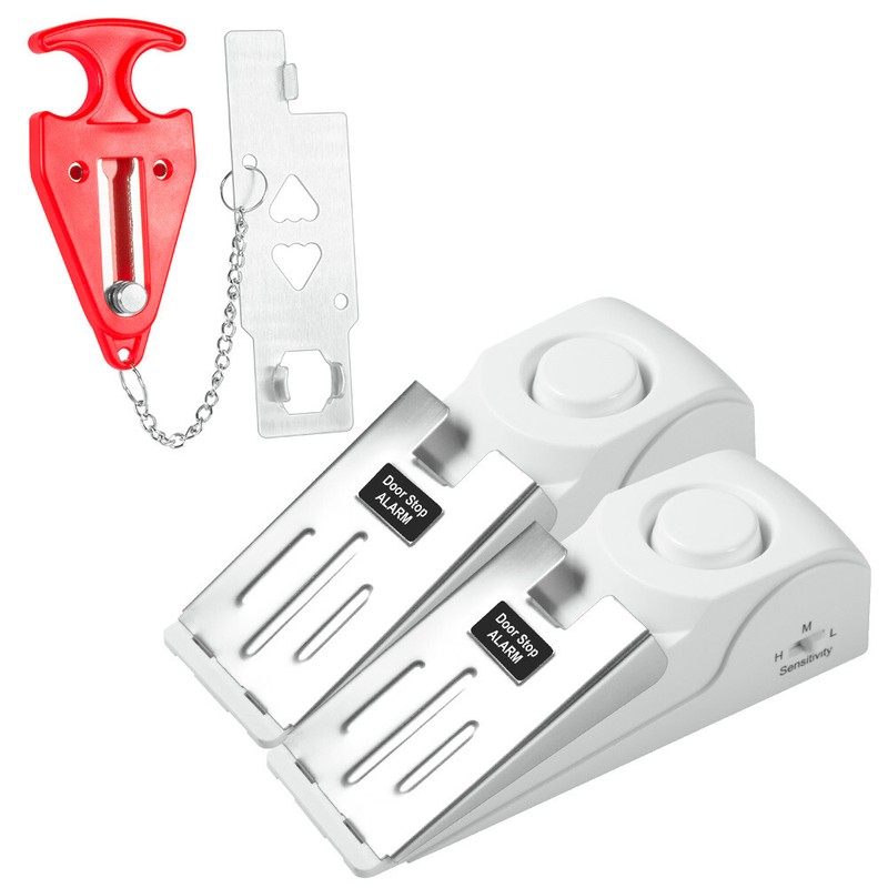 KERUI Security Door Stop Alarm 120DB Hotel Home Portable Security Safety Tools