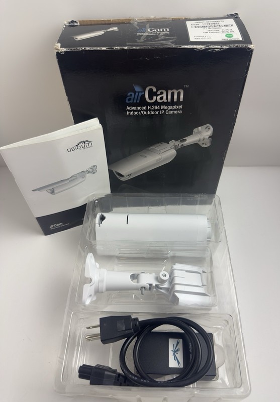 Ubiquiti AirCam Advanced H.264 Megapixel Camera ( MISSING 1 NUT & CD) Read Des