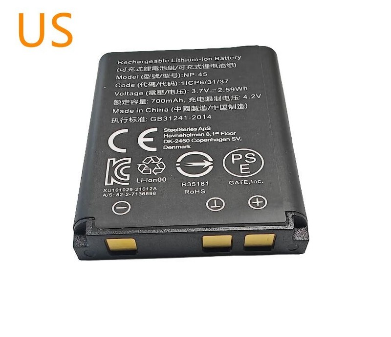 Replacement 3.7V Battery NP-45 for Steelseries Arctis Nova Pro Wireless Headset