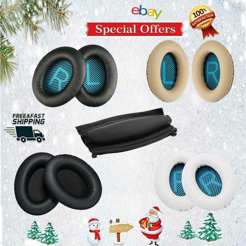 NEW Replacement Cushions Ear Pads Headband for Bose QuietComfort QC2 QC25 AE2