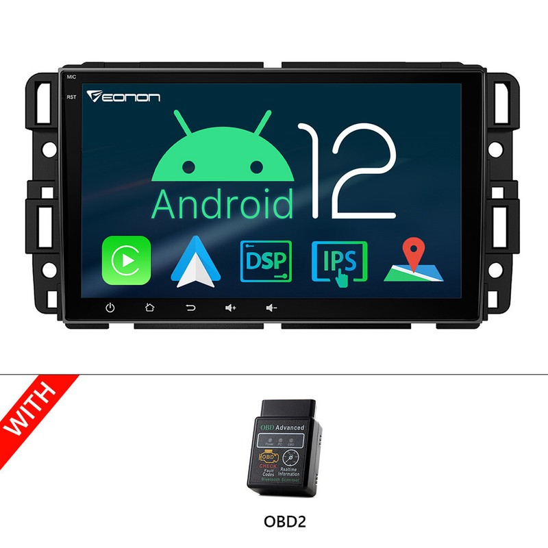 OBDII+For Chevrolet Silverado Express 1500 2500 3500 Car Stereo Radio Android 12