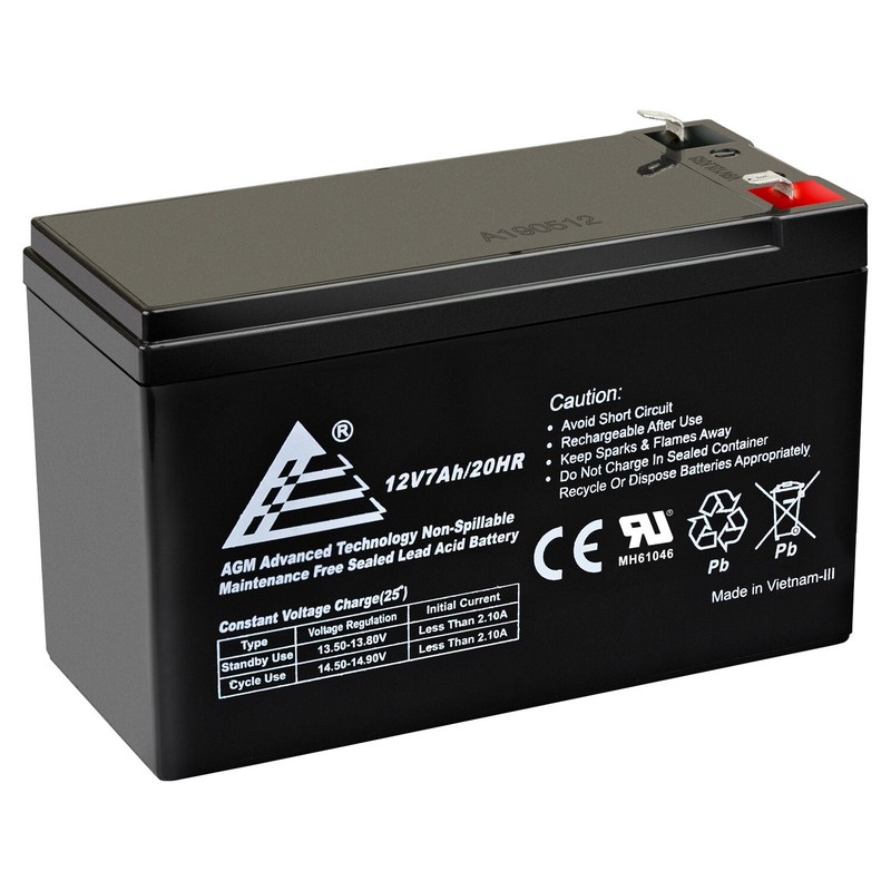 ExpertBattery 12V 7Ah Rechargeable AGM SLA Battery for UT1270