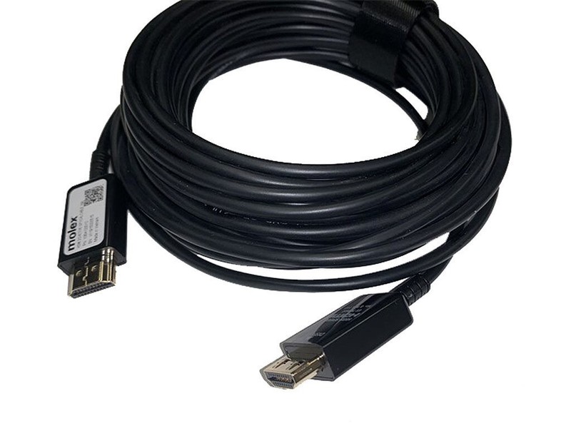 Molex OptoHD HDMI 2.0 Active Optical Cable 10M（33FT）/20M（65FT）4K HDR 120Hz/60Hz