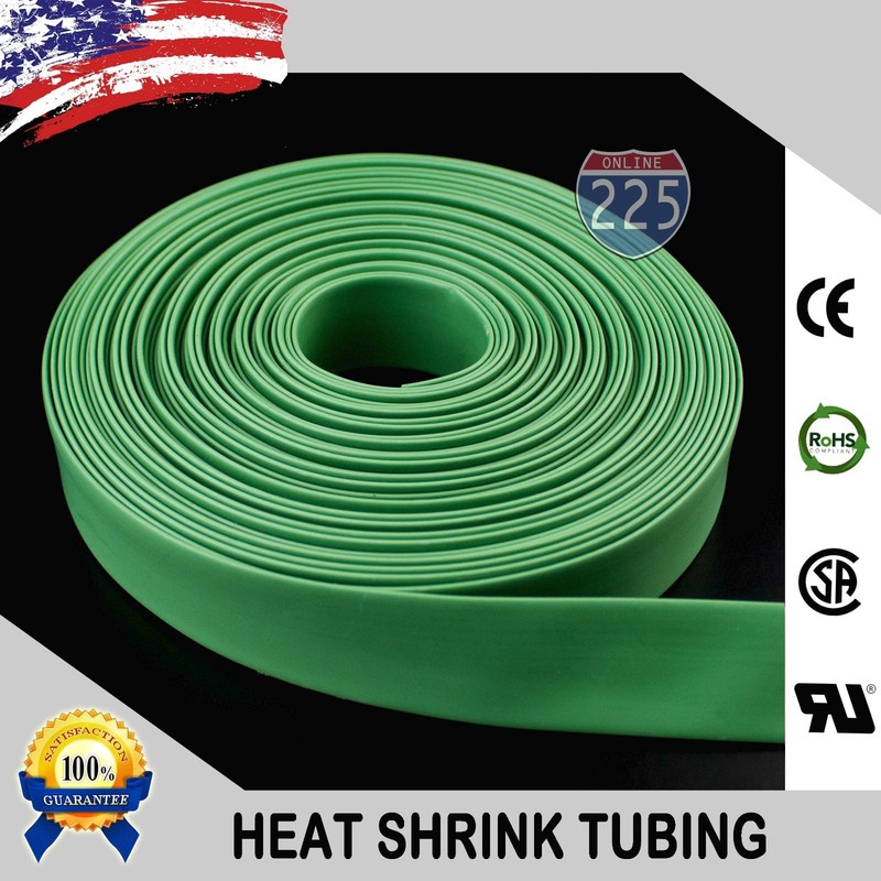 20 FT. 20' Feet GREEN 5/8" 16mm Polyolefin 2:1 Heat Shrink Tubing Tube Cable US